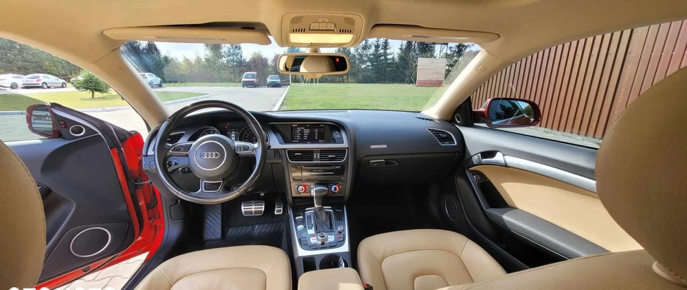 Audi A5 cena 60900 przebieg: 129000, rok produkcji 2014 z Bełchatów małe 106